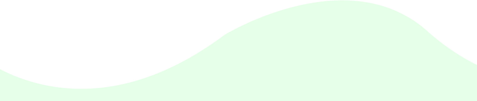 A green and white background with a wave